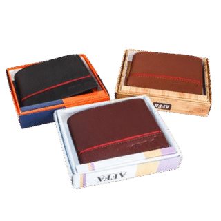 Men's Stylish Bi-Fold Leather Wallet