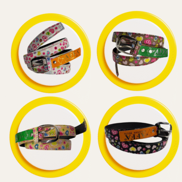 Ladies Dil  Clour Mix 25mm Belt