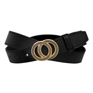 Women Double Ring Mina Buckle 30mm Belt