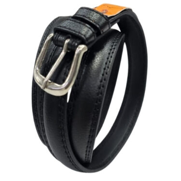 Ledies PU Mild 25mm Black Belt