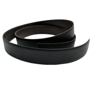 Small Met Reversible Italian Leather 35mm Belt