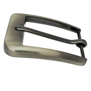 Brash Black(Mitti) Polish  kanta Buckle 35 mm