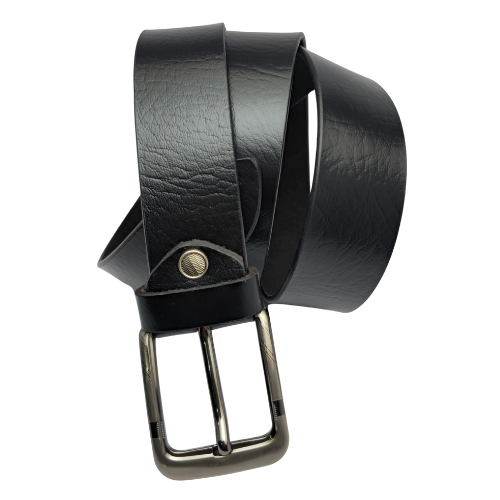 AFFA Cobra 40mm Genuine Leather Black Belt