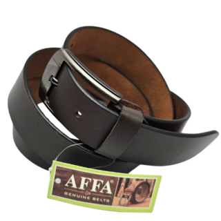 AFFA  40mm DD Genuine Leather Brown Belt