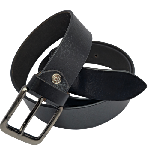 AFFA Cobra 40mm Genuine Leather Black Belt