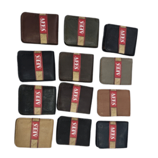 Affa Multi Genuine Leather Round Wallet