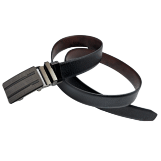 Shrunkne Bamboo Style TPU Turning Auto Lock Reversible 35mm Belt