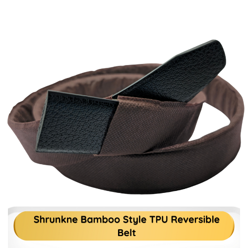 Shrunkne Bamboo Style TPU Reversible Belt