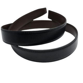 Huny Style  Reversible Stitching PU Belt 35mm Only Strip